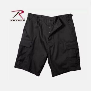 Brand New Rothco Black BDU Combat Tactical Shorts Size L 35"-39"